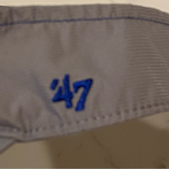 MLB Chicago Cubs Visor Hat Gray Blue Red Embroidered Adjustable Back Baseball - Picture 3 of 5